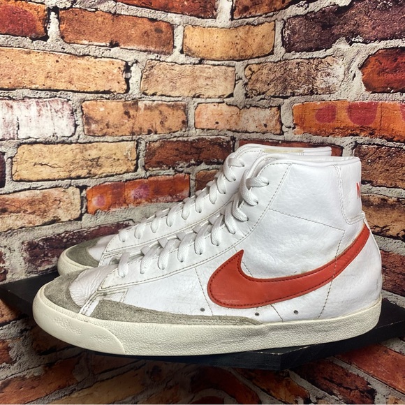 Nike blazer mid vintage 77 orange white - Picture 3 of 7